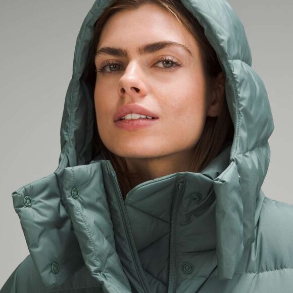 LULULEMON Wunder Puff Jacket in Medium Forest Sz 6 - Picture 4 of 8